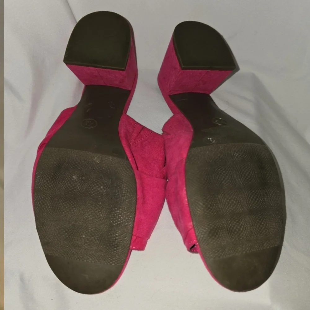 Worthington Pink Bow Mules Size 7.5 - Picture 5 of 5